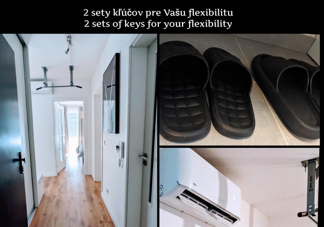 E1 Luxury Oldtown Apt - 2X Parking, Foodstore, Pcscreen, Netflix, Unlimited Music, Crib, Babychair, Fastwifi, Aircon Košice Exterior foto