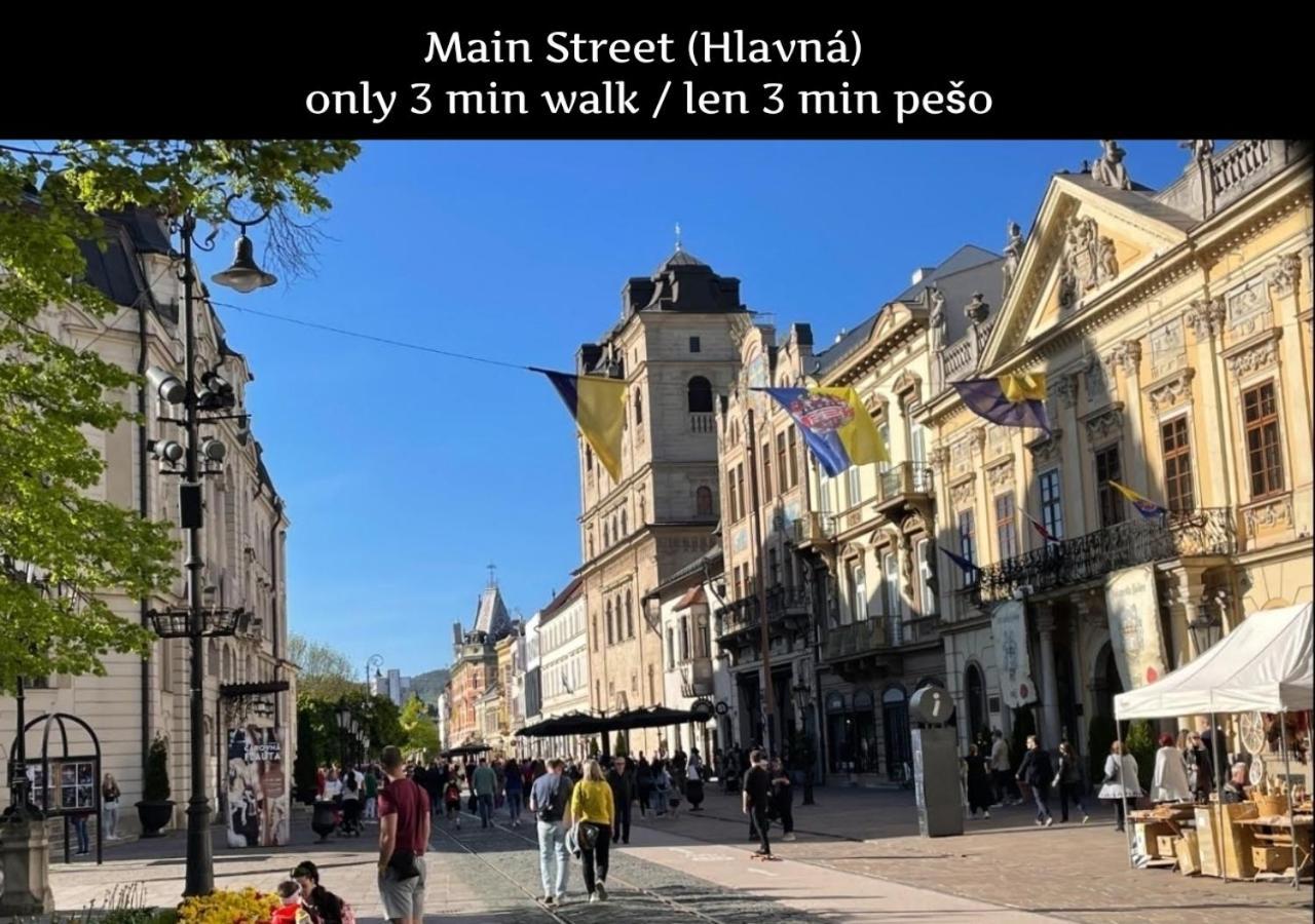 E1 Luxury Oldtown Apt - 2X Parking, Foodstore, Pcscreen, Netflix, Unlimited Music, Crib, Babychair, Fastwifi, Aircon Košice Exterior foto